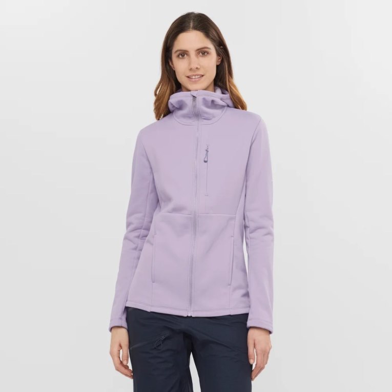 Casaco Salomon Essential Xwarm Feminino Lavanda | PT N56207